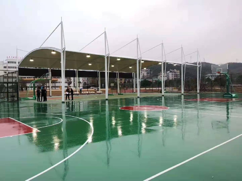 膜結構籃球場